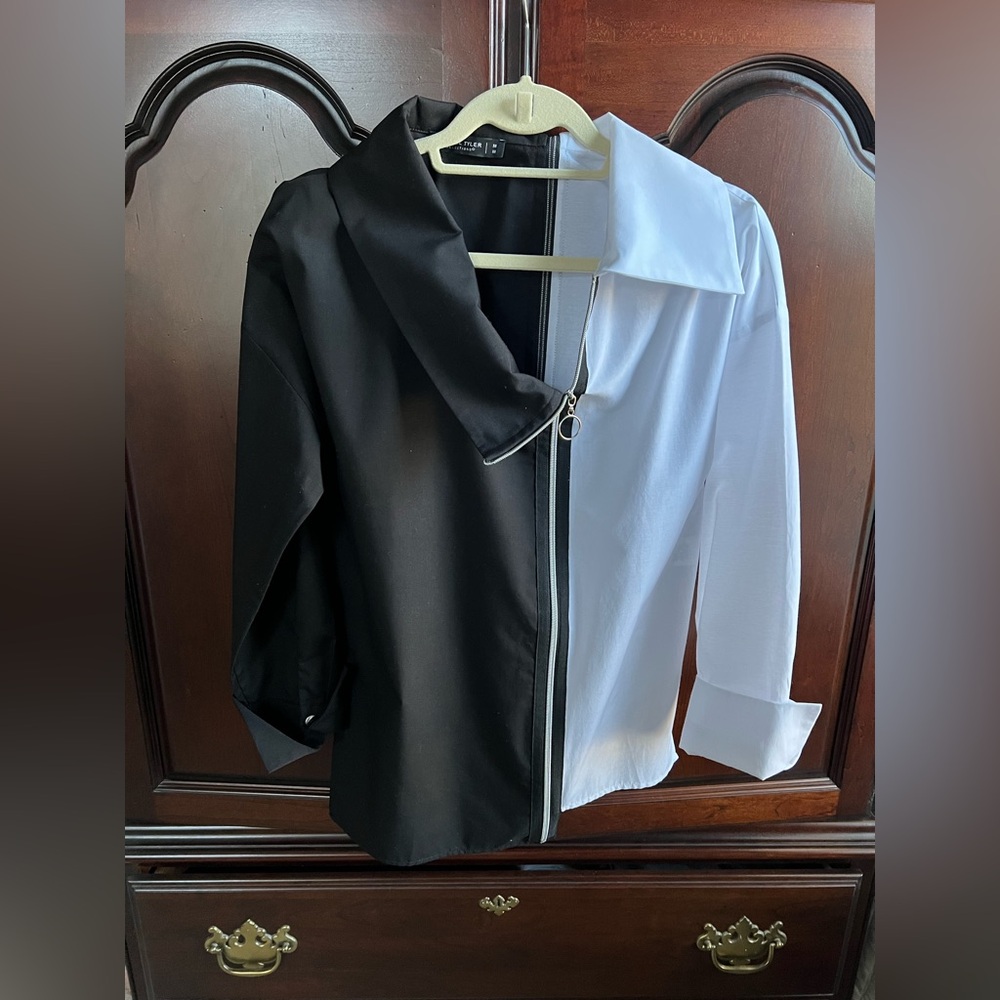 Black and White Women's Top